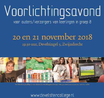 Voorlichtingsavond groep 8 Voorlichtingsavond groep 8