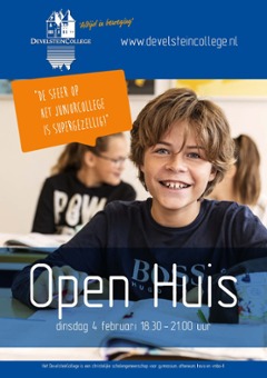 Open Huis op 4 februari Open Huis op 4 februari