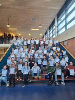 Leerlingen groep 8 sluiten PreGym af 